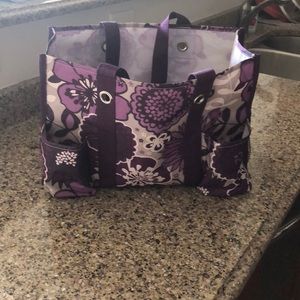 Thirty-one purple utility tote